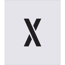 画像をギャラリービューアに読み込む, ＩＭ　ステンシル　Ｘ　文字サイズ１５０×９５ｍｍ

