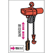 画像をギャラリービューアに読み込む, 象印　単相１００Ｖ小型電気チェーンブロック（無段速型）１６０ＫＧ・３Ｍ
