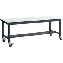 Load image into gallery viewer, TRUSCO AWMP type height adjustable workbench 1800 x 750 with φ100 casters
