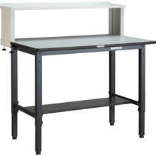 Load image into gallery viewer, TRUSCO AWMR type height adjustable workbench 900X600 with upper shelf
