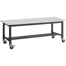 Load image into gallery viewer, TRUSCO AWMS type height adjustable workbench 1800X900 φ100 with casters
