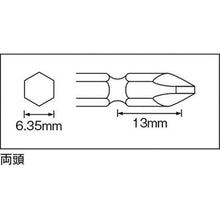画像をギャラリービューアに読み込む, ベッセル　ギザビット２本組（段付）ＡＺ　＋２×１００ｍｍ
