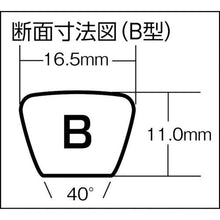 画像をギャラリービューアに読み込む, 三ツ星　標準型ＶベルトＢ型　呼び番号１１５インチ　
