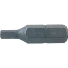 画像をギャラリービューアに読み込む, ＴＲＵＳＣＯ　いたずら防止ねじ用ビット　ピン付六角穴　適応Ｍ４
