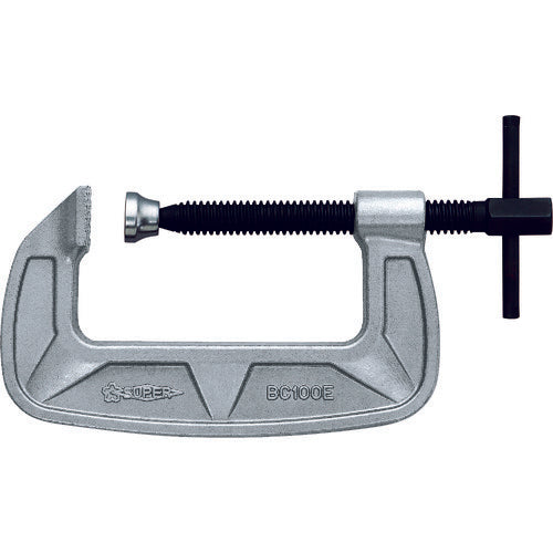 ปากกาจับชิ้นงาน SUPER TOOL Shako ( รุ่น BAHCO) 100 มม. สีเทาเมทัลลิคอบเสร็จ