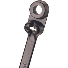 画像をギャラリービューアに読み込む, パンドウイット　ネジ止めタイプ　ステンレス爪ロック式結束バンド　黒（１００本入）
