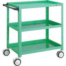 Load image into gallery viewer, TRUSCO birdy wagon 600X400 urethane twin wheels YG color
