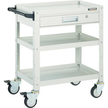 Load image into gallery viewer, TRUSCO birdie wagon 750x500 with drawer urethane wheels W color
