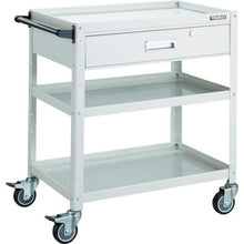 Load image into gallery viewer, TRUSCO birdie wagon 600X400 deep 1-level drawer urethane YG color
