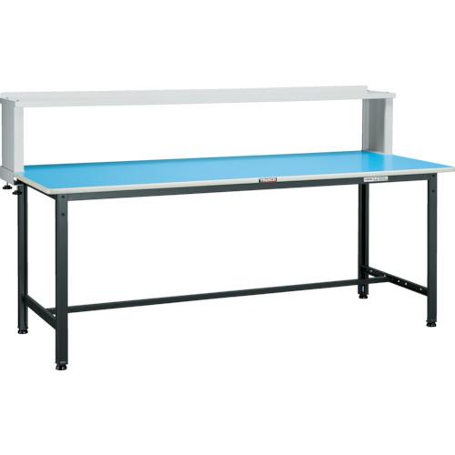 ＴＲＵＳＣＯ　ＢＥ型軽量作業台　１８００Ｘ９００　上棚付　Ｗ色