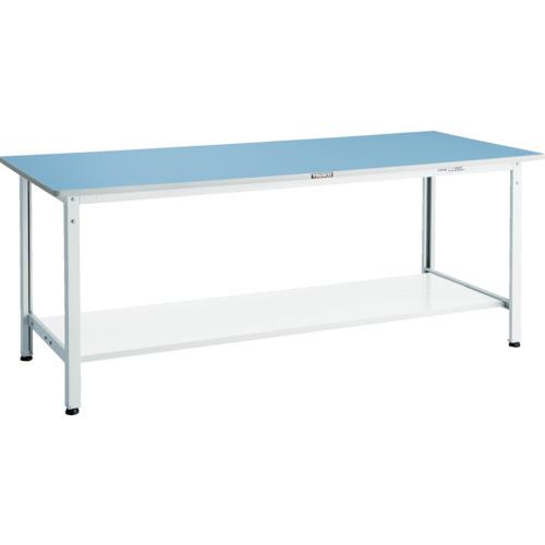 Bàn làm việc nhẹ loại TRUSCO BER 1200 x 750 có 2 kệ dưới màu W