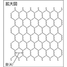 画像をギャラリービューアに読み込む, ＴＲＵＳＣＯ　ビニール亀甲金網　線径Φ１．６Ｘ目４０Ｘ２０ｍ巻
