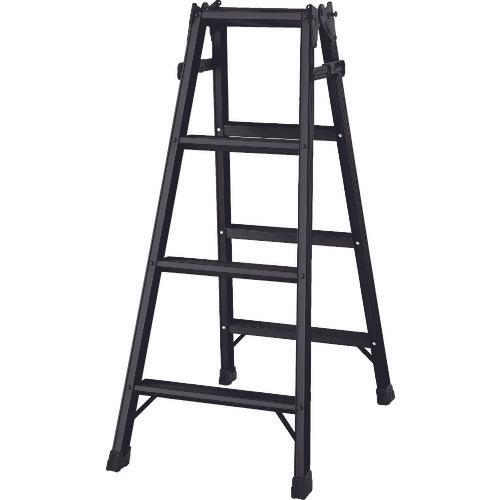 TRUSCO ladder combined use stepladder black height 1.10m