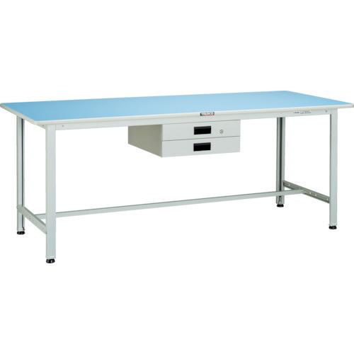 โต๊ะทำงานแบบเบา TRUSCO BO 1500 x 600 บาง 2 ลิ้นชัก