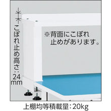 โหลดรูปภาพลงในโปรแกรมดูแกลเลอรี โต๊ะทำงานน้ำหนักเบาแบบ TRUSCO BO 1500 x 600 พร้อมชั้นวางด้านบน
