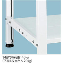 โหลดรูปภาพลงในโปรแกรมดูแกลเลอรี โต๊ะทำงานน้ำหนักเบาแบบ TRUSCO BO 1800 x 600 พร้อมชั้นวางด้านล่าง 2 ชั้น
