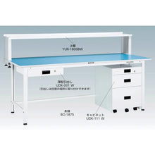 โหลดรูปภาพลงในโปรแกรมดูแกลเลอรี โต๊ะทำงานแบบเบา TRUSCO BO 1800 x 600 บาง 2 ลิ้นชัก
