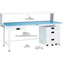 โหลดรูปภาพลงในโปรแกรมดูแกลเลอรี โต๊ะทำงานน้ำหนักเบาแบบ TRUSCO BOR 1500 x 750 พร้อมชั้นวางด้านบน
