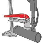 Tải hình ảnh vào trình xem thư viện, Kẹp tốc độ máy BESSEY áp suất siết loại BS 10000N
