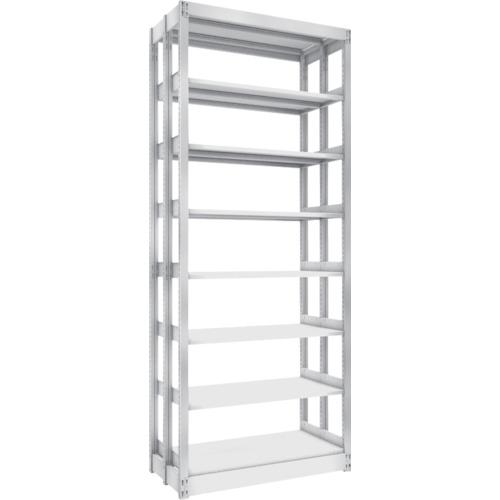 ชั้นวางหนังสือ TRUSCO เสาคู่ แบบ B5 แนวตั้ง W900XD220XH2244 7 ขั้น