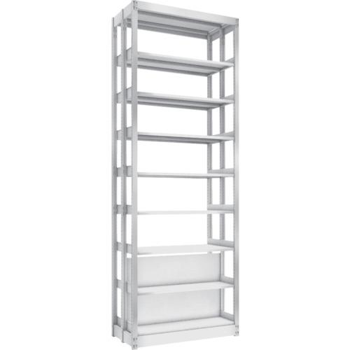 ชั้นวางหนังสือ TRUSCO เสาคู่ แบบ B5 แนวตั้ง W900XD220XH2569 8 ขั้น