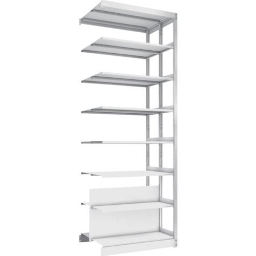 ชั้นวางหนังสือเสาคู่ TRUSCO แบบ A4 แนวนอน W900XD320XH2569 เชื่อม 7 ชั้น