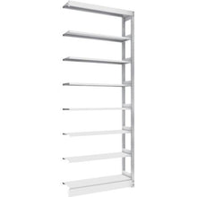 โหลดรูปภาพลงในโปรแกรมดูแกลเลอรี ชั้นวางหนังสือเสาเดี่ยว TRUSCO แบบ B5 แนวตั้ง W900XD220XH2244 เชื่อมต่อ 7 ระดับ
