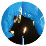 画像をギャラリービューアに読み込む, ＴＲＵＳＣＯ　防炎ブルーシート　＃２５００　１０．０ｍ×１０．０ｍ
