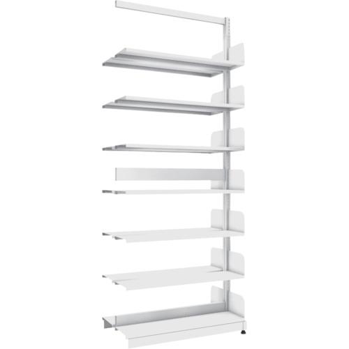 ชั้นวางหนังสือเสาเดี่ยว TRUSCO แบบ B5 แนวตั้ง W900XD220XH2275 เชื่อมต่อ 7 ขั้น