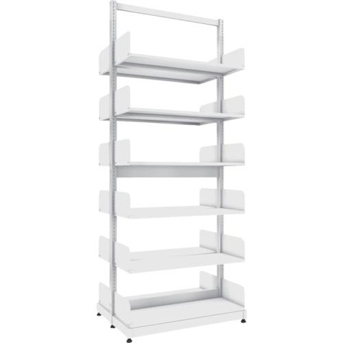 TRUSCO ชั้นวางหนังสือเสาเดียว เพล็กซ์ A4 แนวนอน W900XD320XH2275 6 ชั้น