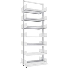 โหลดรูปภาพลงในโปรแกรมดูแกลเลอรี TRUSCO ชั้นวางหนังสือ เสาเดี่ยว Duplex A4 แนวนอน W900XD320XH2575 7 ชั้น
