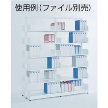 โหลดรูปภาพลงในโปรแกรมดูแกลเลอรี TRUSCO ชั้นวางหนังสือ เสาเดี่ยว Duplex A4 แนวนอน W900XD320XH2575 7 ชั้น
