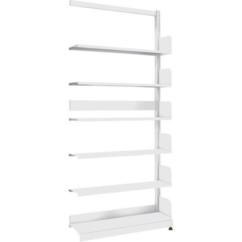 ชั้นวางหนังสือเสาเดี่ยว TRUSCO แบบ B5 แนวตั้ง W900XD220XH1975 เชื่อม 6 ชั้น