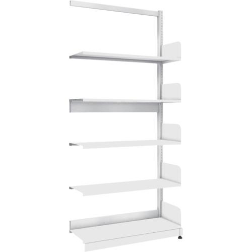 ชั้นวางหนังสือเสาเดี่ยว TRUSCO แบบ A4 แนวนอน W900XD320XH1975 เชื่อม 5 ชั้น