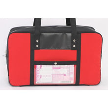 Load image into gallery viewer, SANEI Boston (L) for canvas mail with horseshoe lock fitting red
