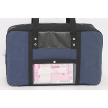 Load image into gallery viewer, SANEI Boston (L) for canvas mail with horseshoe lock fittings navy blue
