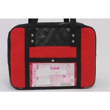 Load image into gallery viewer, SANEI Boston M wide gusset for canvas mail with SED-1 lock red
