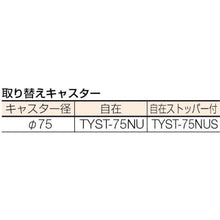画像をギャラリービューアに読み込む, ＴＲＵＳＣＯ　ＢＵＷＦ型ワゴン　５００Ｘ５３０ＸＨ９００　３段
