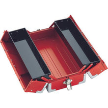Load image into gallery viewer, TONE tool case (metal) V type 2 stage type 433X220X160mm red
