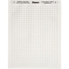 画像をギャラリービューアに読み込む, パンドウイット　レーザープリンター用ラベル　コンポーネントラベル　幅　９．７ｍｍ　ｘ　高さ９．７ｍｍ　ポリエステル　白　１０，０００　枚入り　Ｃ０３８Ｘ０３８ＹＪＪ
