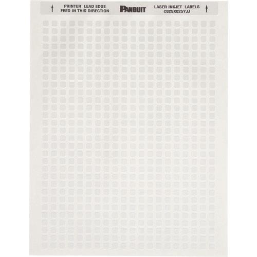 パンドウイット　レーザープリンター用ラベル　コンポーネントラベル　幅１９．１ｍｍ　ｘ　高さ１２．７ｍｍ　ポリエステル　白　１００００枚入り　Ｃ０７５Ｘ０５０ＹＪＪ