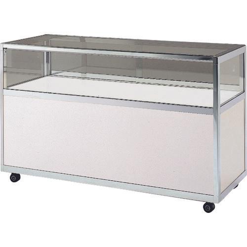 hayano Exceed flat case C สีเงิน พร้อมตัวล็อคแบบกด