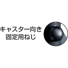 画像をギャラリービューアに読み込む, パーツ　キャスパッド　プレート式双輪キャスターエラストマー車　荷重５８．８　黒
