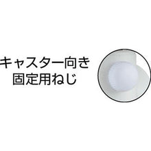 Load image into gallery viewer, Parts Caspad plate type dual caster nylon car load 117.6 white
