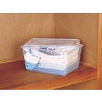 โหลดรูปภาพลงในโปรแกรมดูแกลเลอรี IRIS 220057 กล่องใส CB-38 ขาว/ใส
