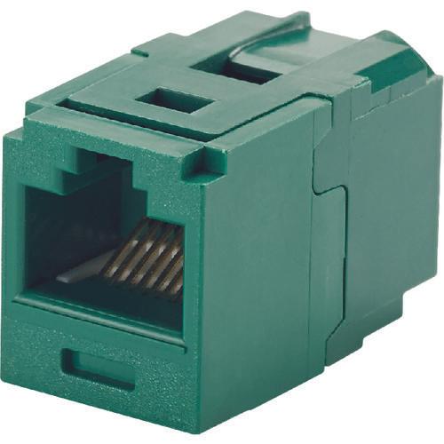 パンドウイット　カテゴリ６　ＪＪアダプタ（ＲＪ４５中継用ジャック）　緑