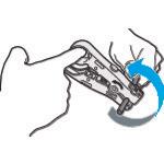 โหลดรูปภาพลงในโปรแกรมดูแกลเลอรี เครื่องปอกสายโคแอกเซียล DENSAN
