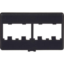 画像をギャラリービューアに読み込む, パンドウイット　４ポート用家具用プレート　黒
