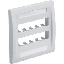 画像をギャラリービューアに読み込む, パンドウイット　フェースプレート　１０ポート用　オフホワイト
