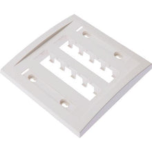 画像をギャラリービューアに読み込む, パンドウイット　フェースプレート　１０ポート用　オフホワイト
